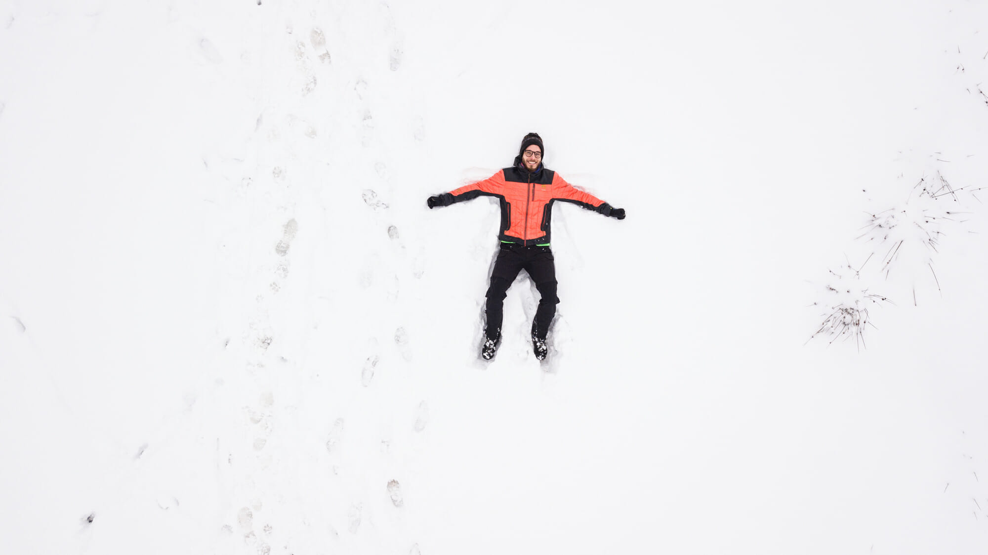 Bivouac hivernal dans les Hautes Fagnes