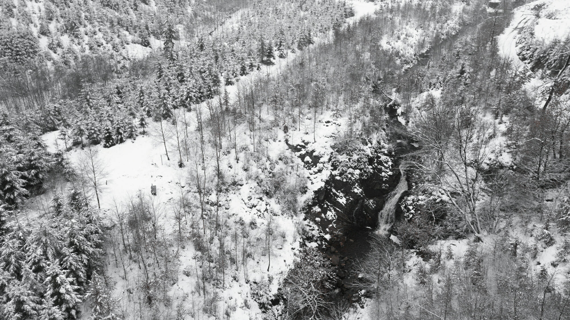 Bivouac hivernal dans les Hautes Fagnes