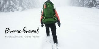 Bivouac hivernal dans les Hautes Fagnes