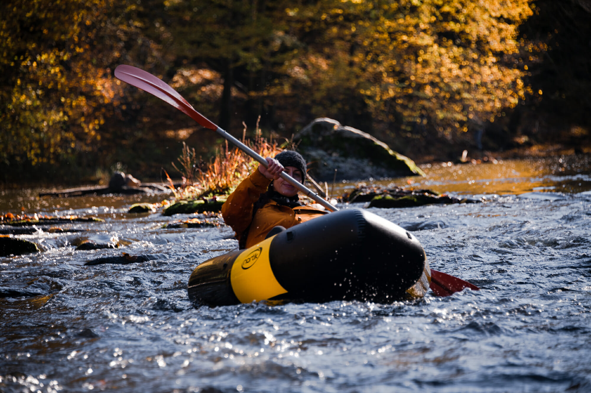 Packraft sur l'Ourthe