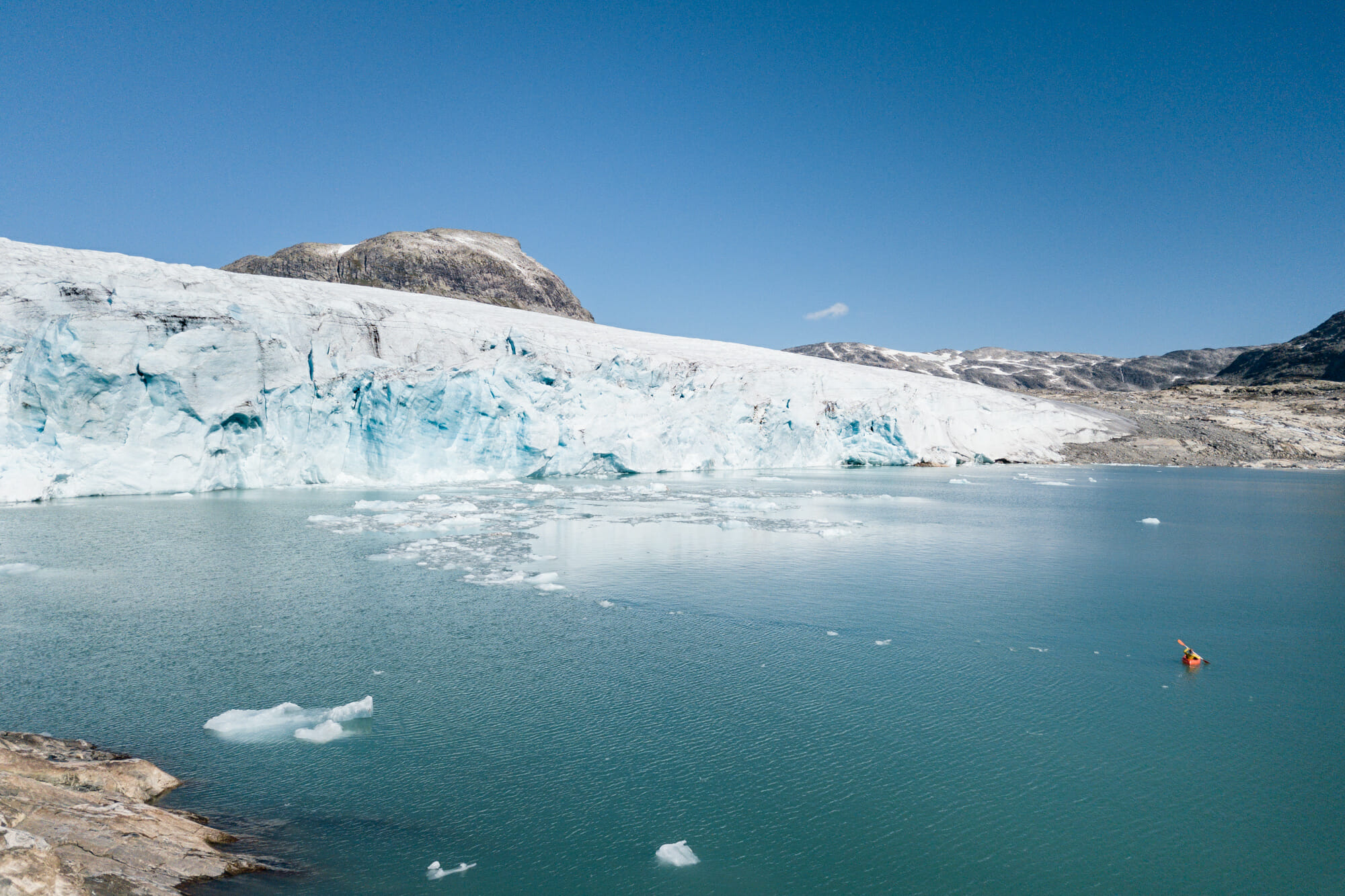 Jostedalsbreen : Packraft et rando glaciaire en Norvège