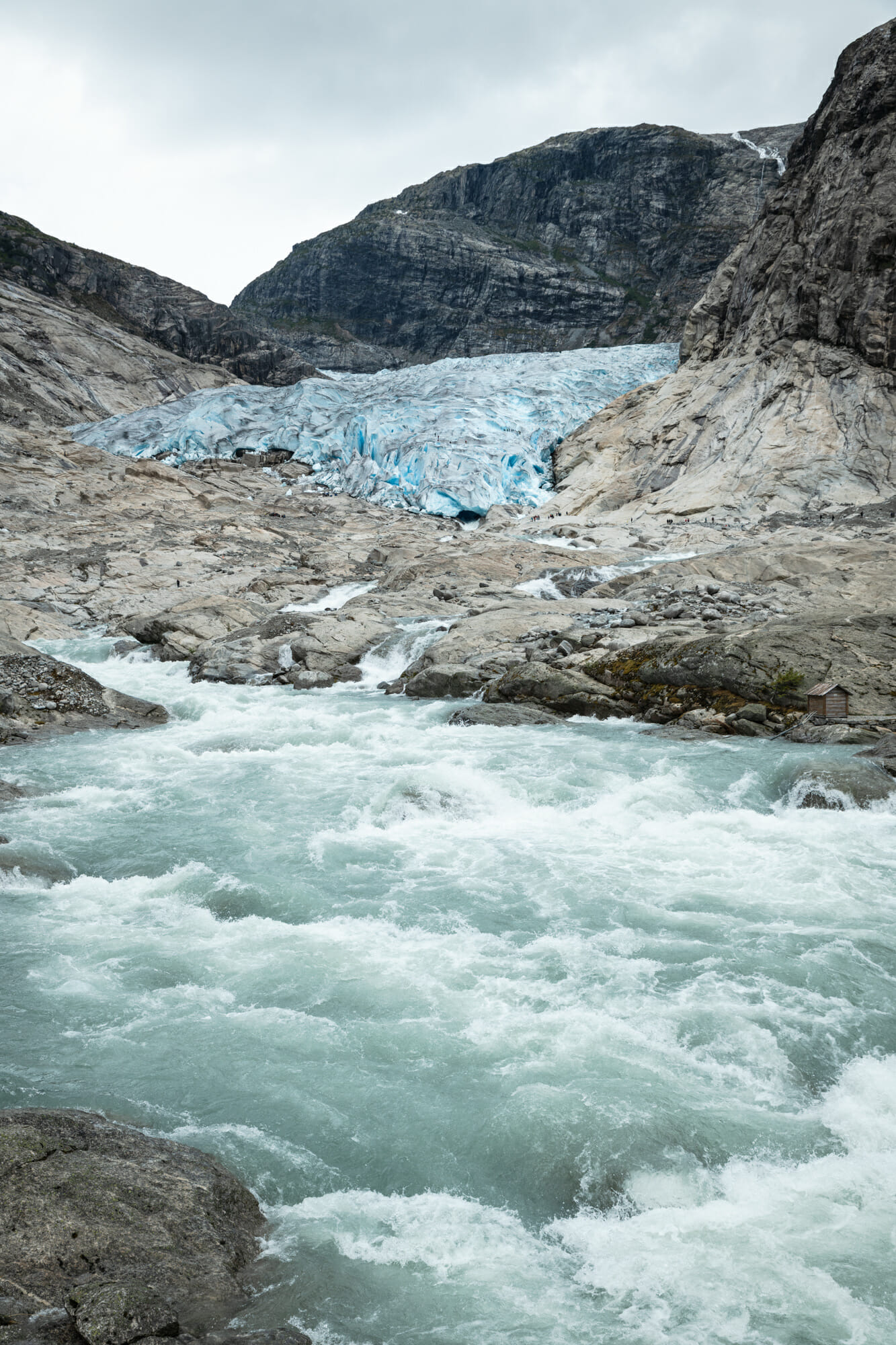 Marcher sur un glacier en Norvège - Nigardsbreen