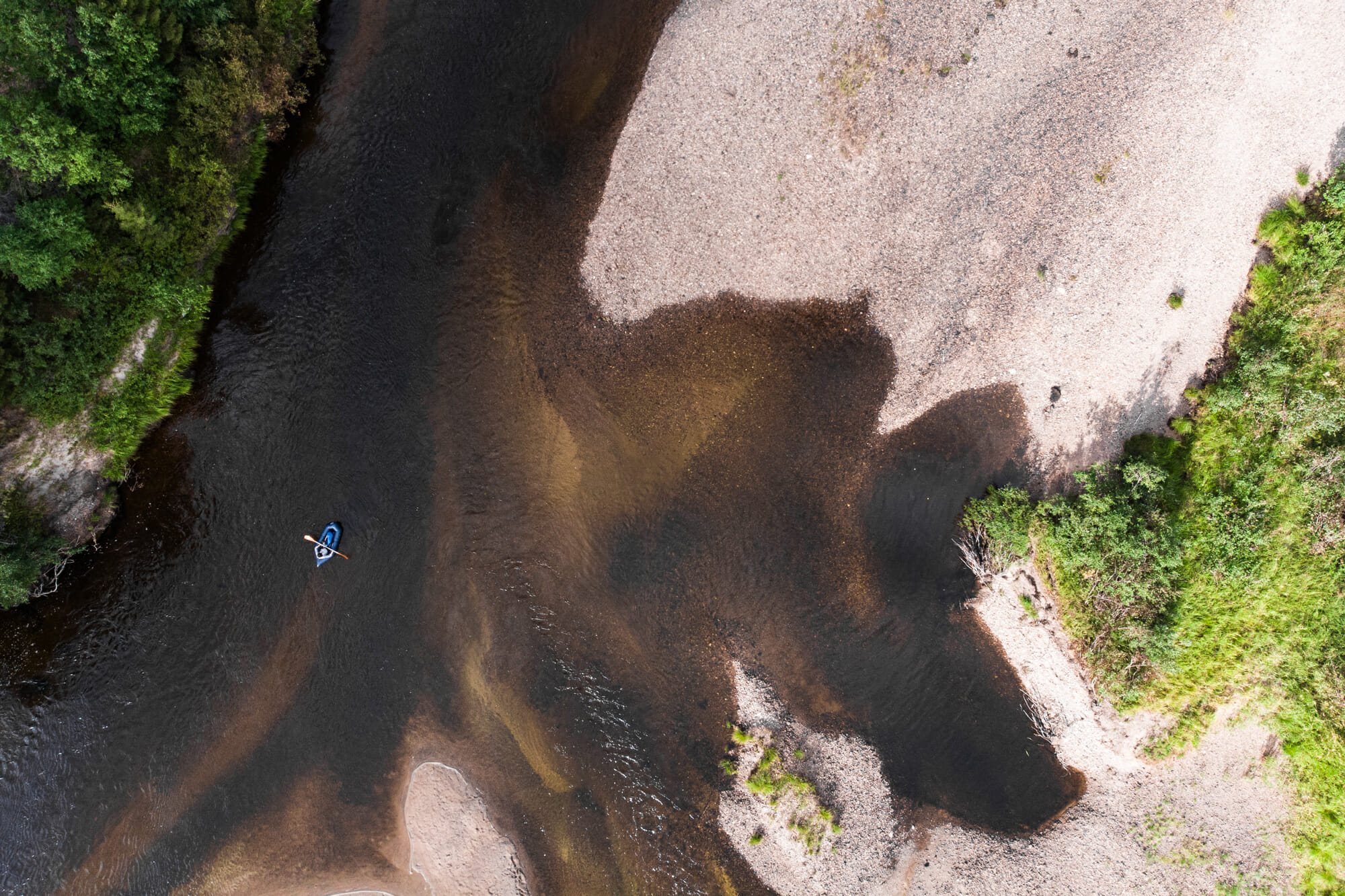 Packraft sur la rivière Oulanka - Laponie finlandaise