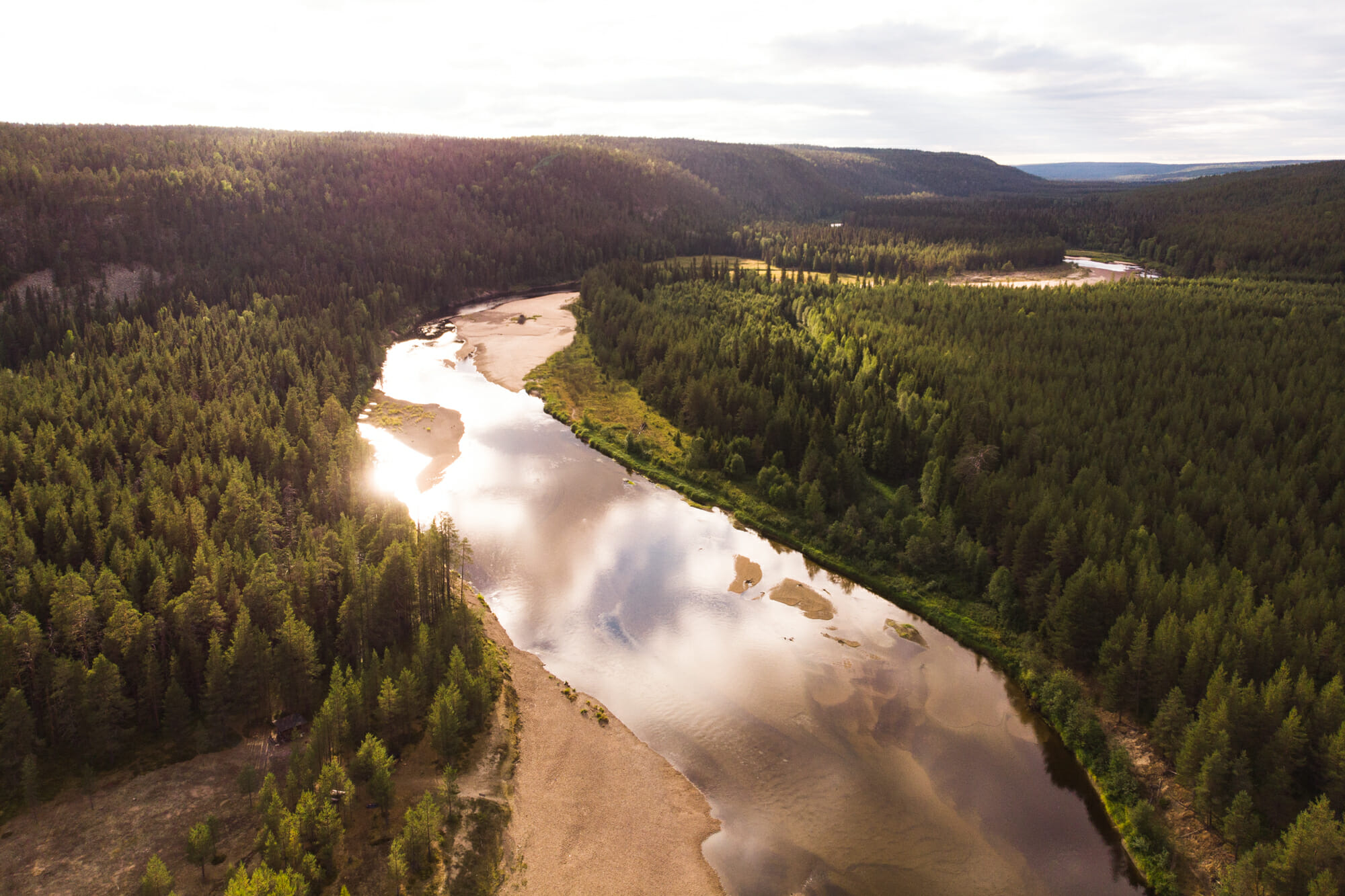 Packraft sur la rivière Oulanka - Laponie finlandaise