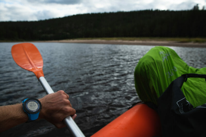 Packraft sur la rivière Oulanka - Laponie finlandaise