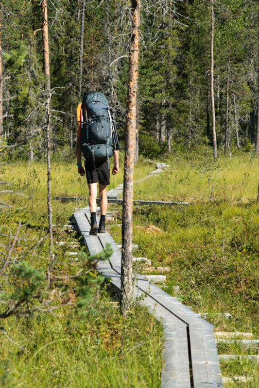 Packraft sur la rivière Oulanka - Laponie finlandaise