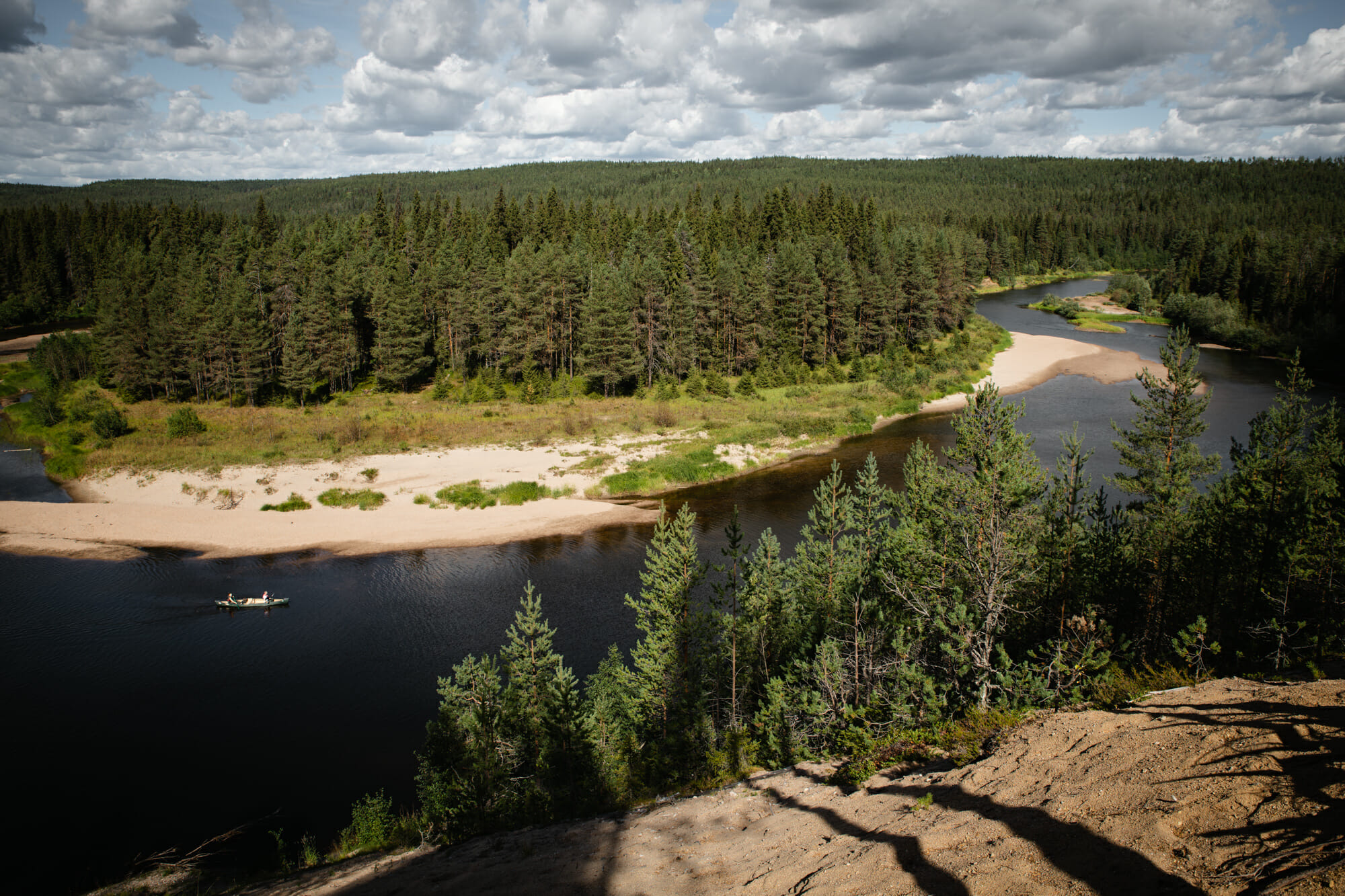 Packraft sur la rivière Oulanka - Laponie finlandaise