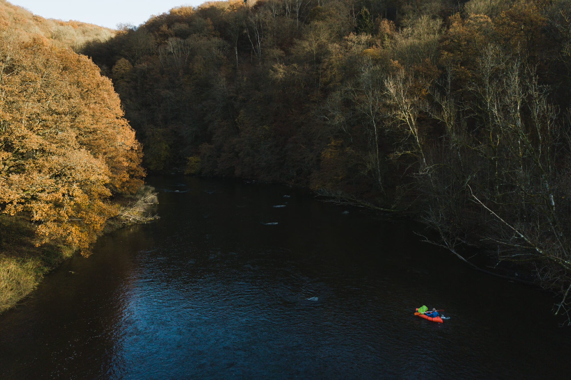 Descente de la Semois namuroise en Packraft