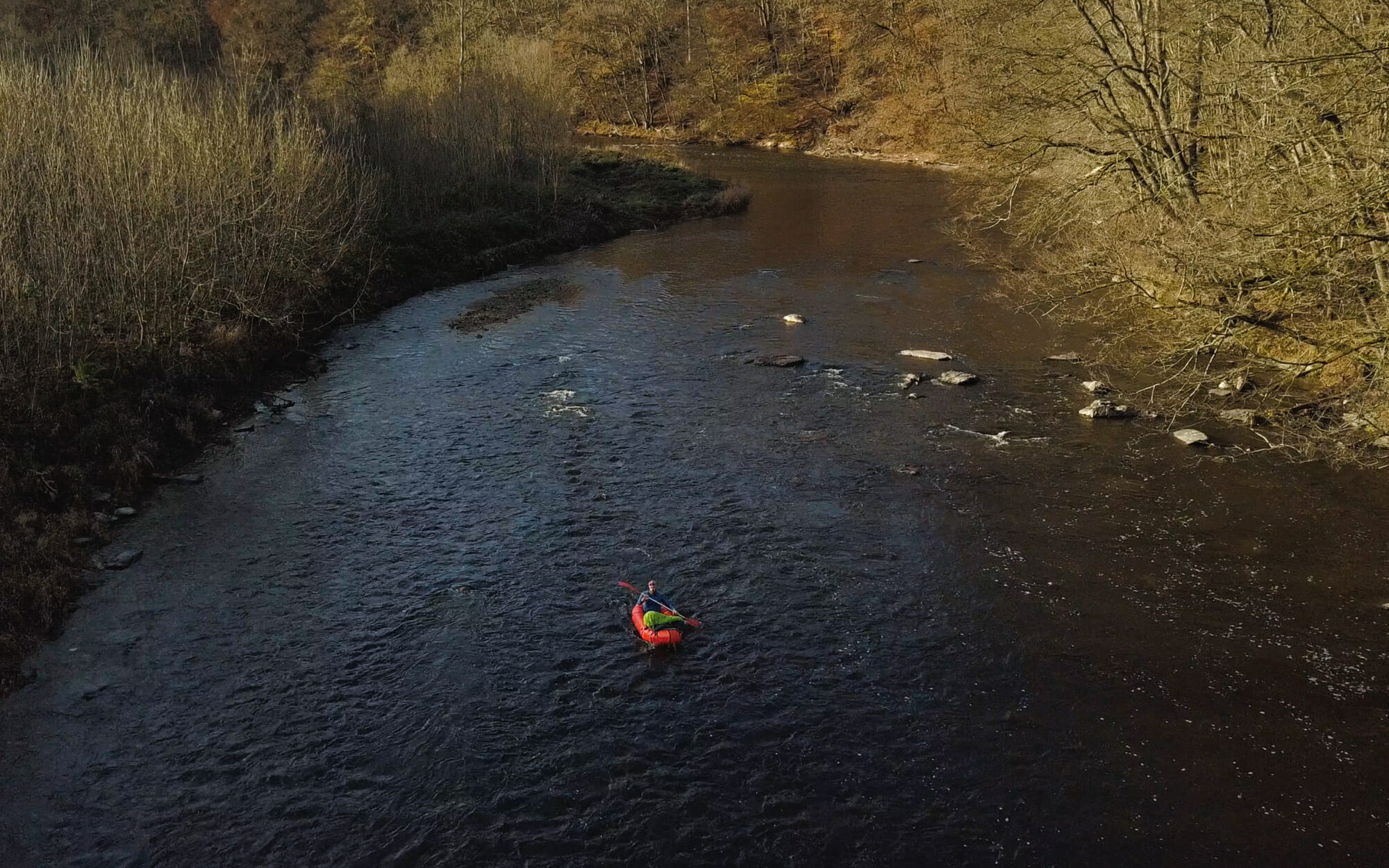 Descente de la Semois namuroise en Packraft