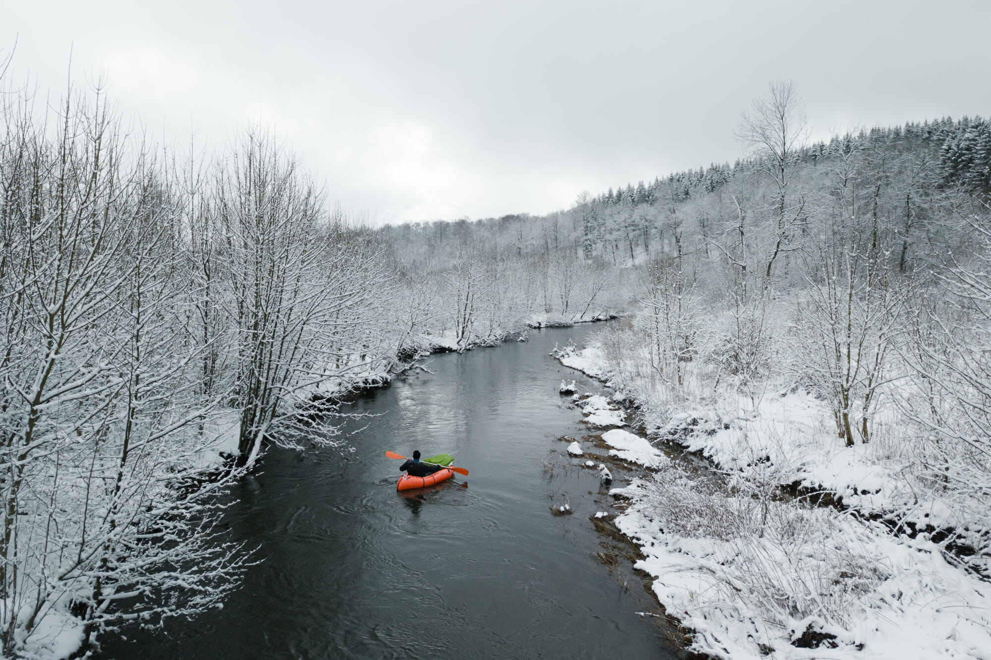 Descente de la Vierre en Packraft