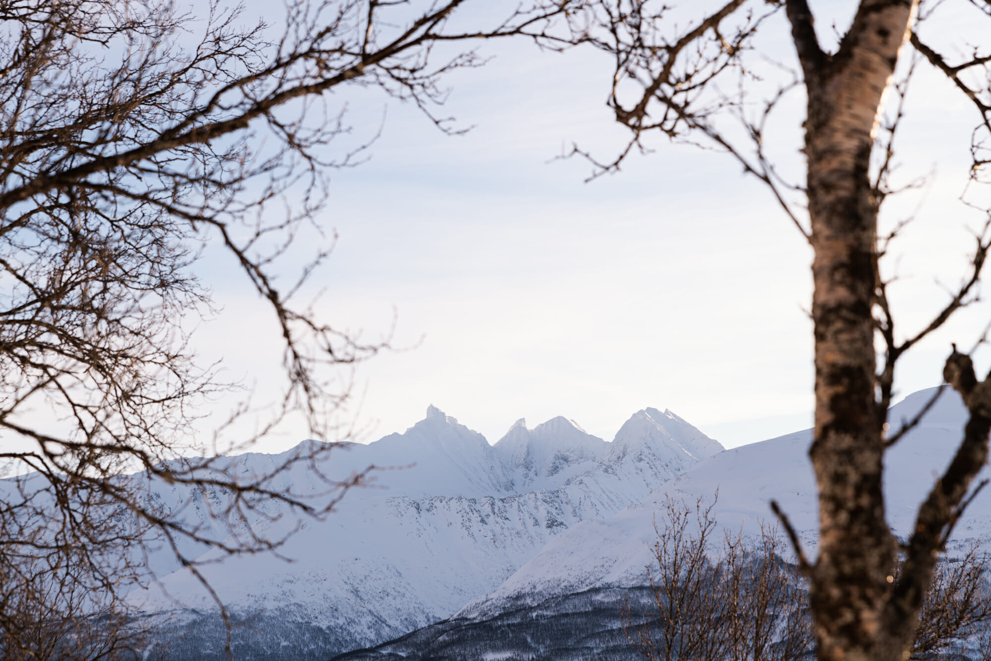 Ascension du Tromsdalstinden en raquette