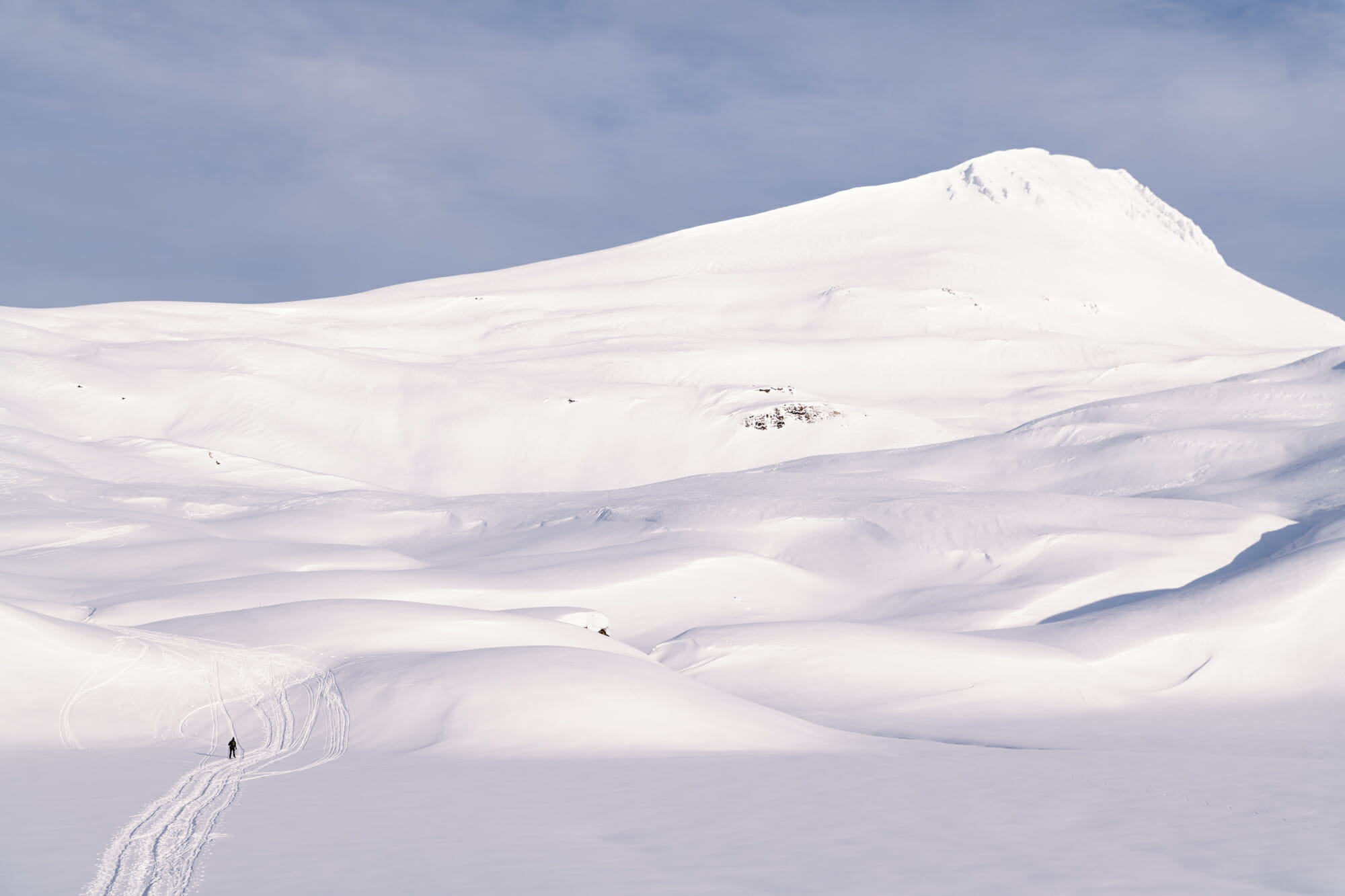 Ascension du Tromsdalstinden en raquette