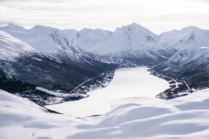 Ascension du Tromsdalstinden en raquette