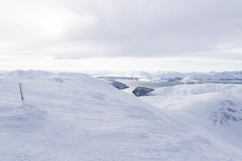 Ascension du Tromsdalstinden en raquette