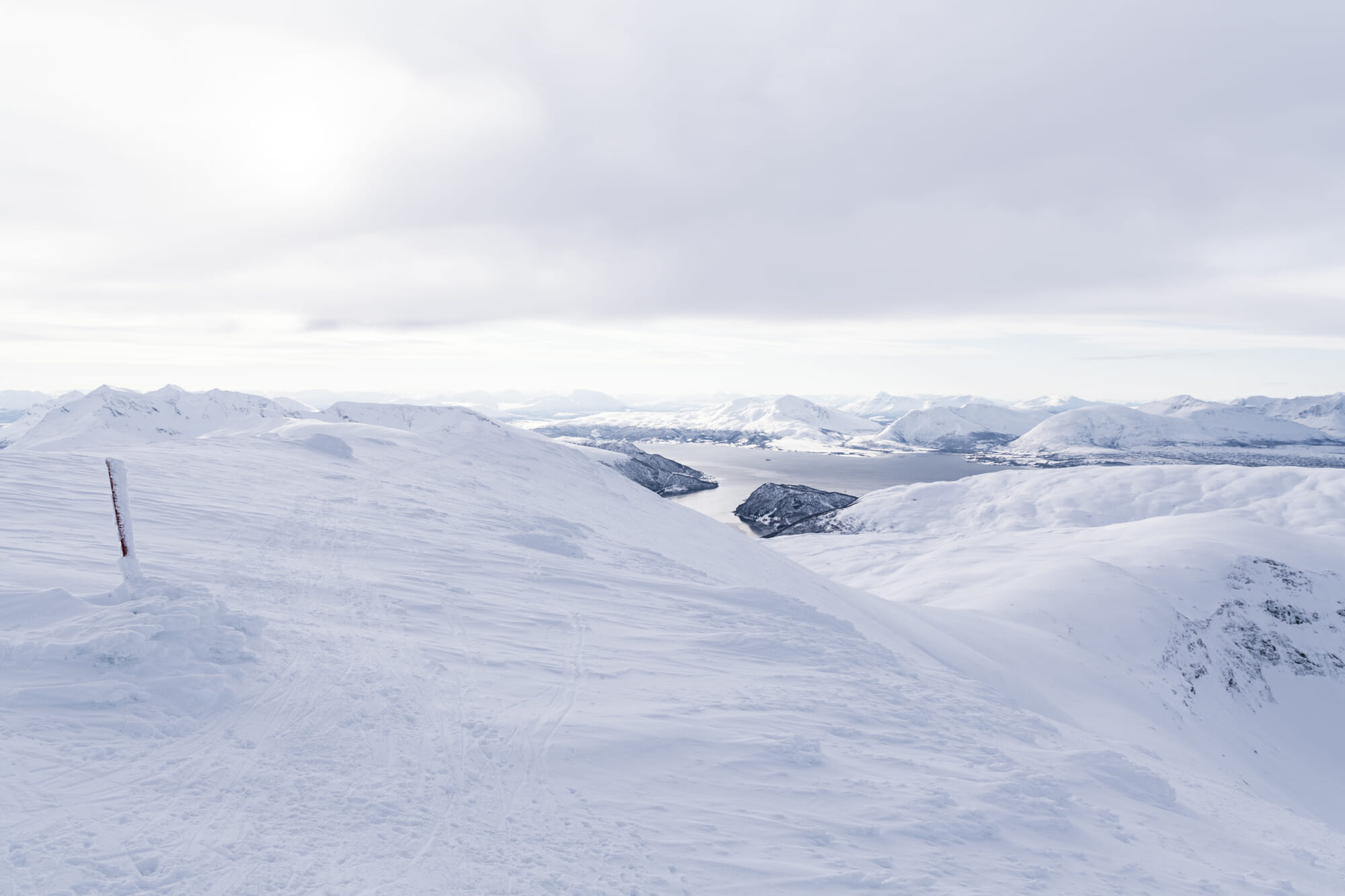 Ascension du Tromsdalstinden en raquette