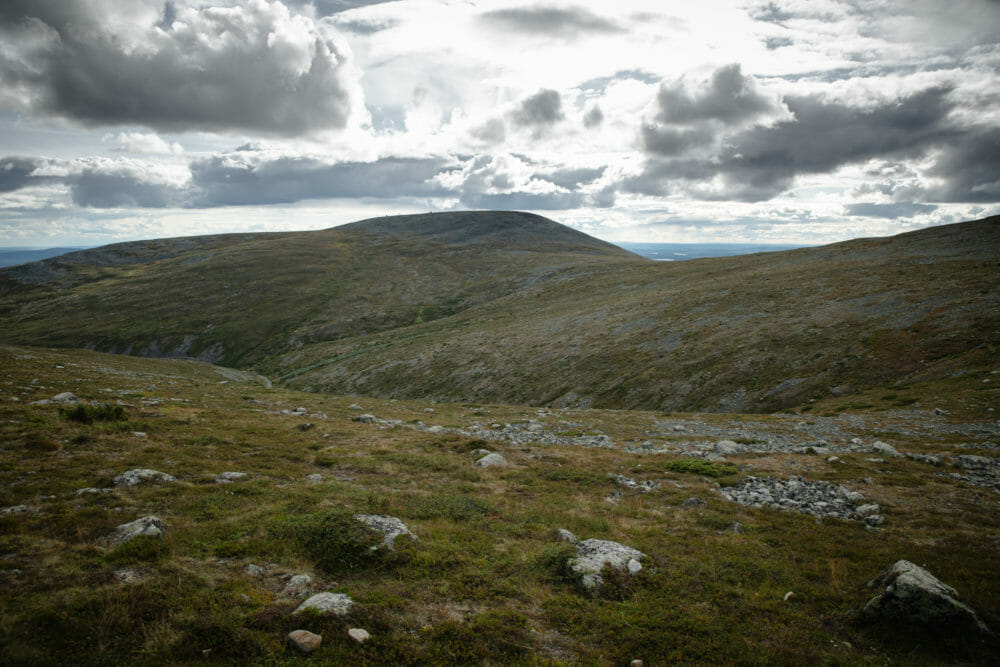 Ascension du Taivaskero dans le Pallastuntunri