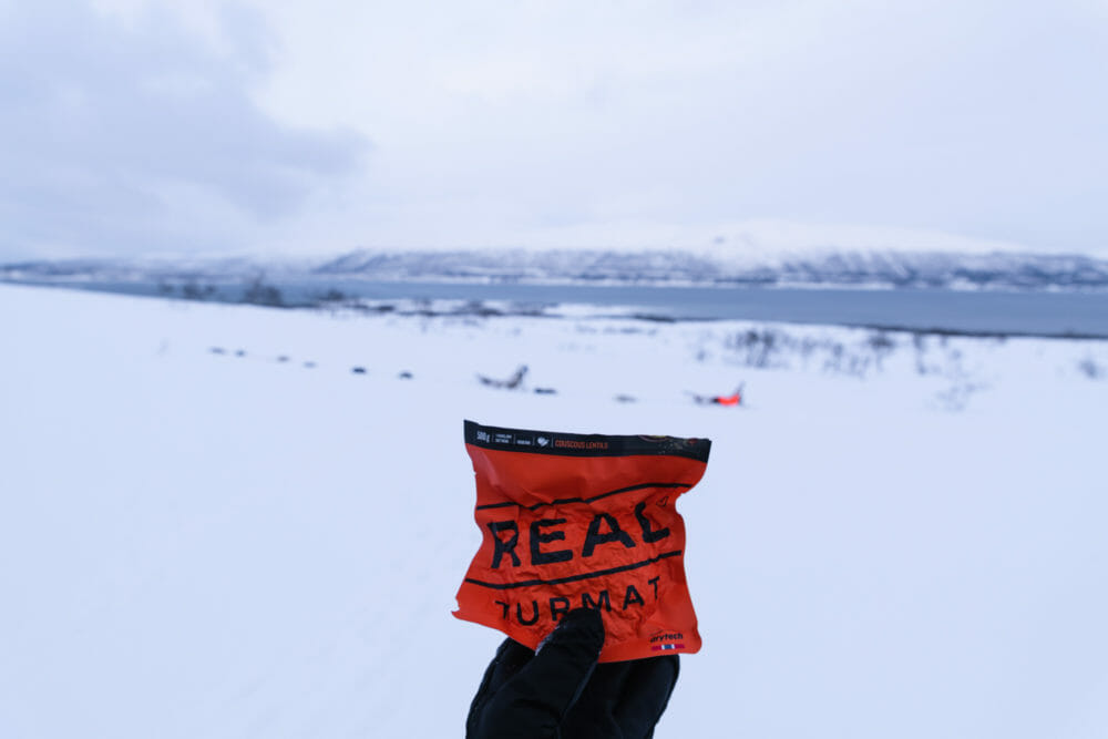 Real Turmat en Norvège du Nord, repas lyophilisé