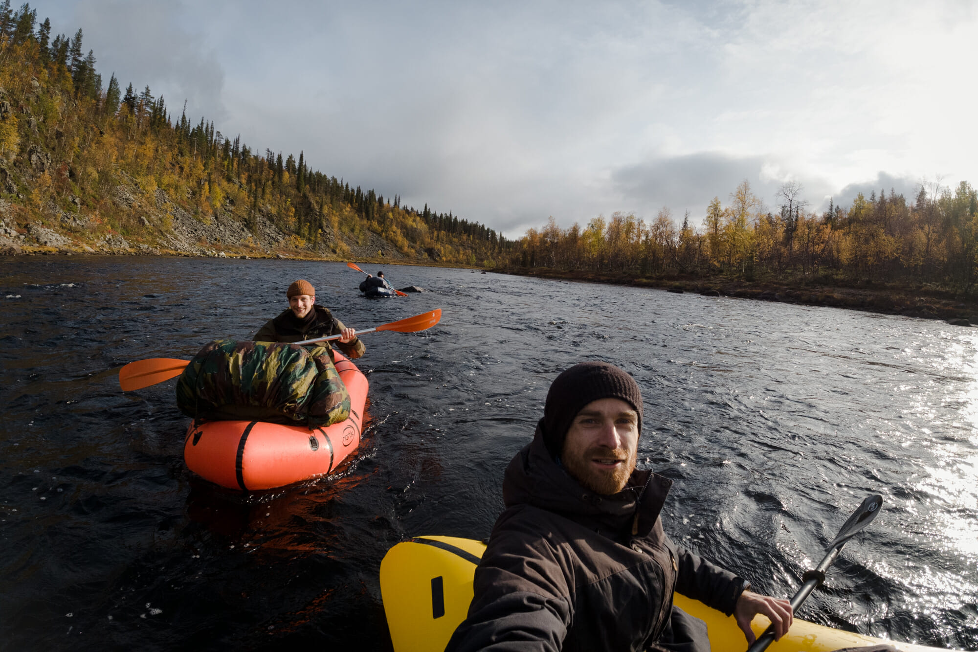 Ivalojoki en Packraft, Laponie finlandaise, Zone sauvage d'Hammastunturi