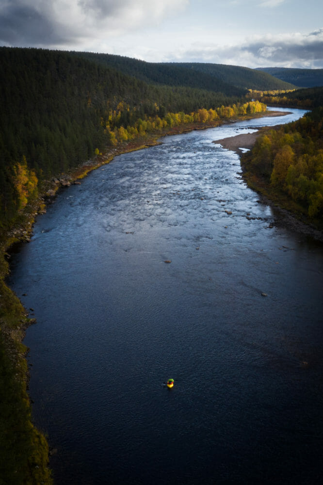 Ivalojoki en Packraft, Laponie finlandaise, Zone sauvage d'Hammastunturi