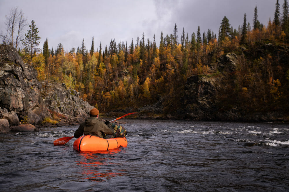 Ivalojoki en Packraft, Laponie finlandaise, Zone sauvage d'Hammastunturi