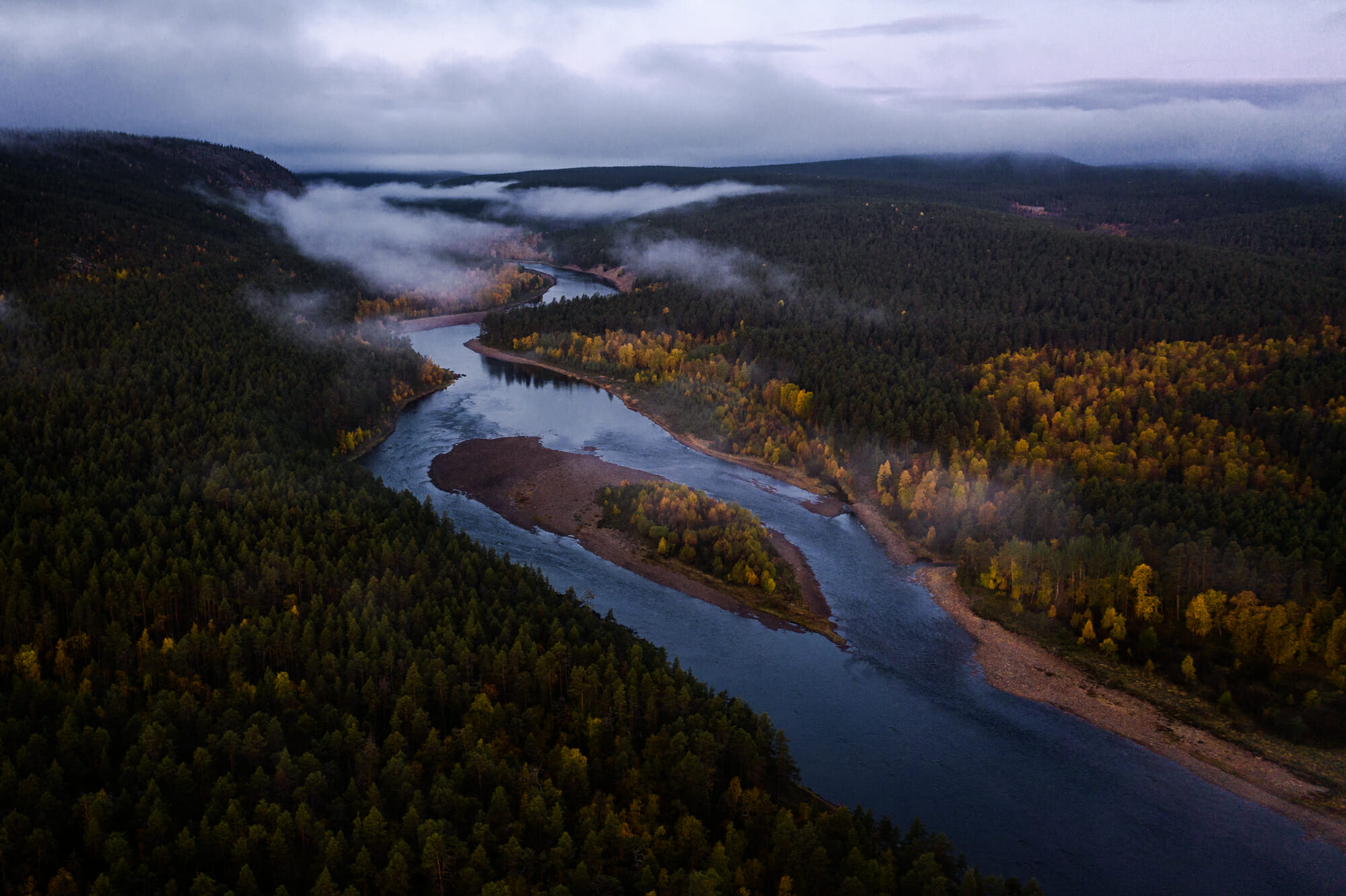 Ivalajoki en Laponie finlandaise