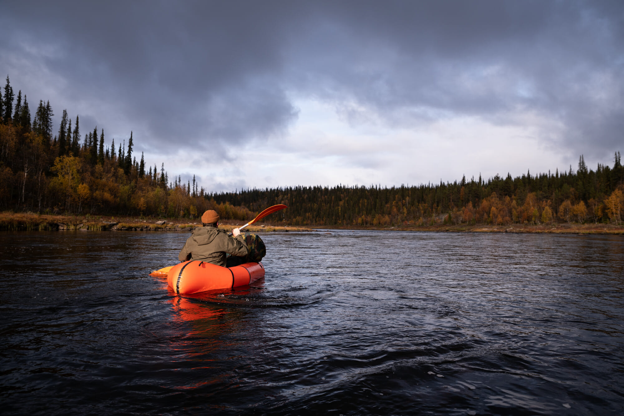 La rivière Ivalojoki en packraft