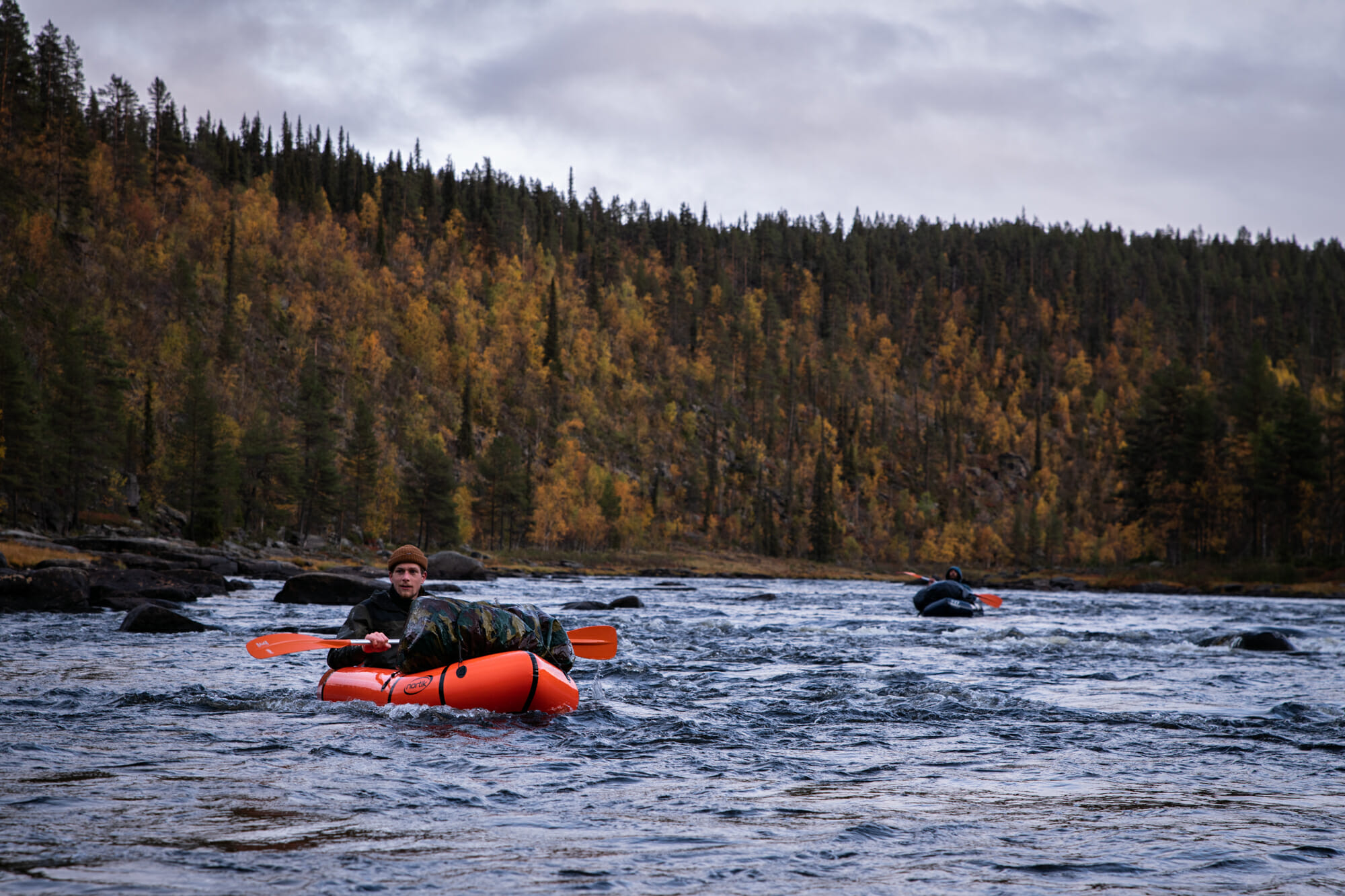 La rivière Ivalojoki en packraft