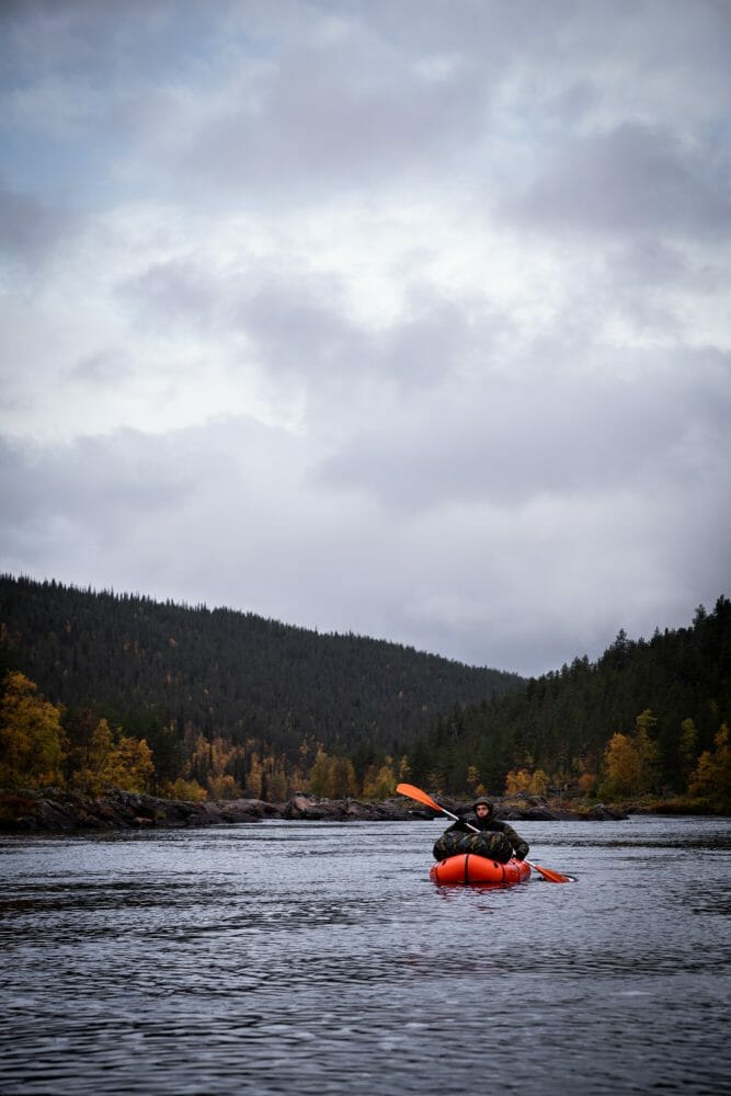 Ivalojoki en Packraft, Laponie finlandaise, Zone sauvage d'Hammastunturi