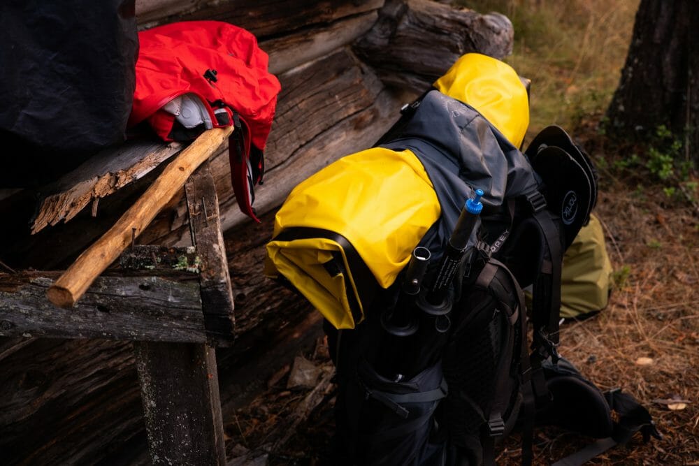 Packraft dans leur sac