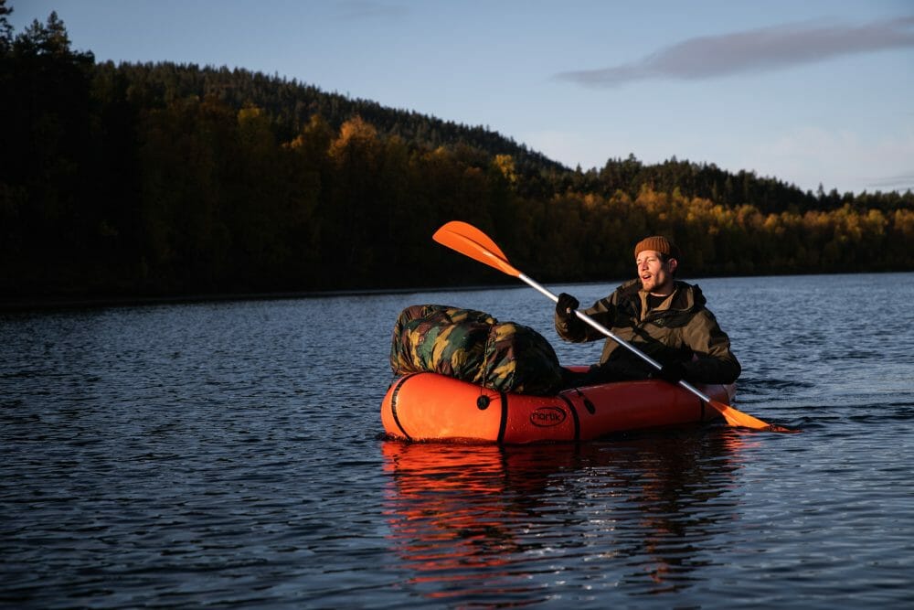 Packraft sur l'ivalojoki