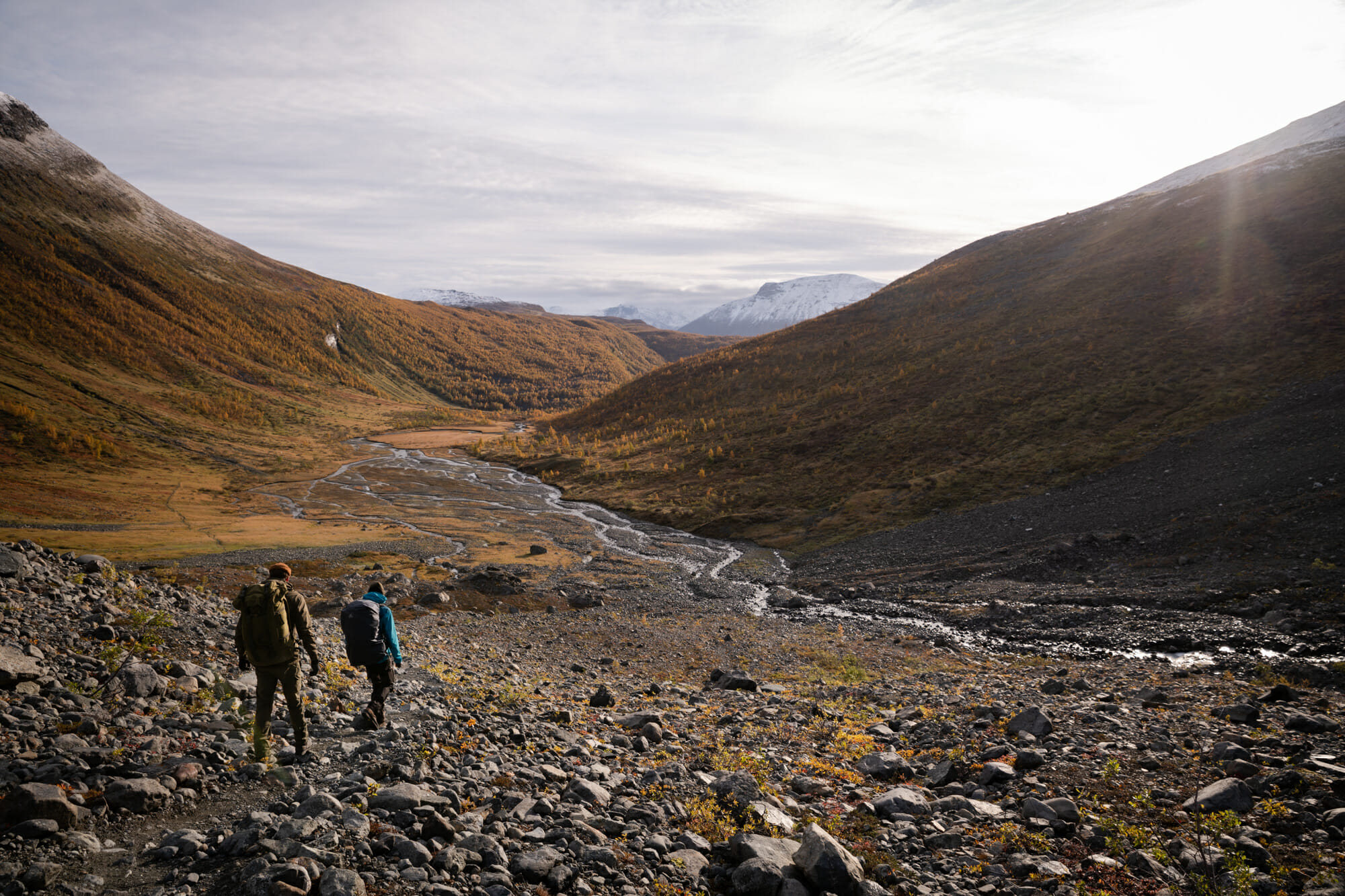 Sur la moraine du glacier de Steindalen