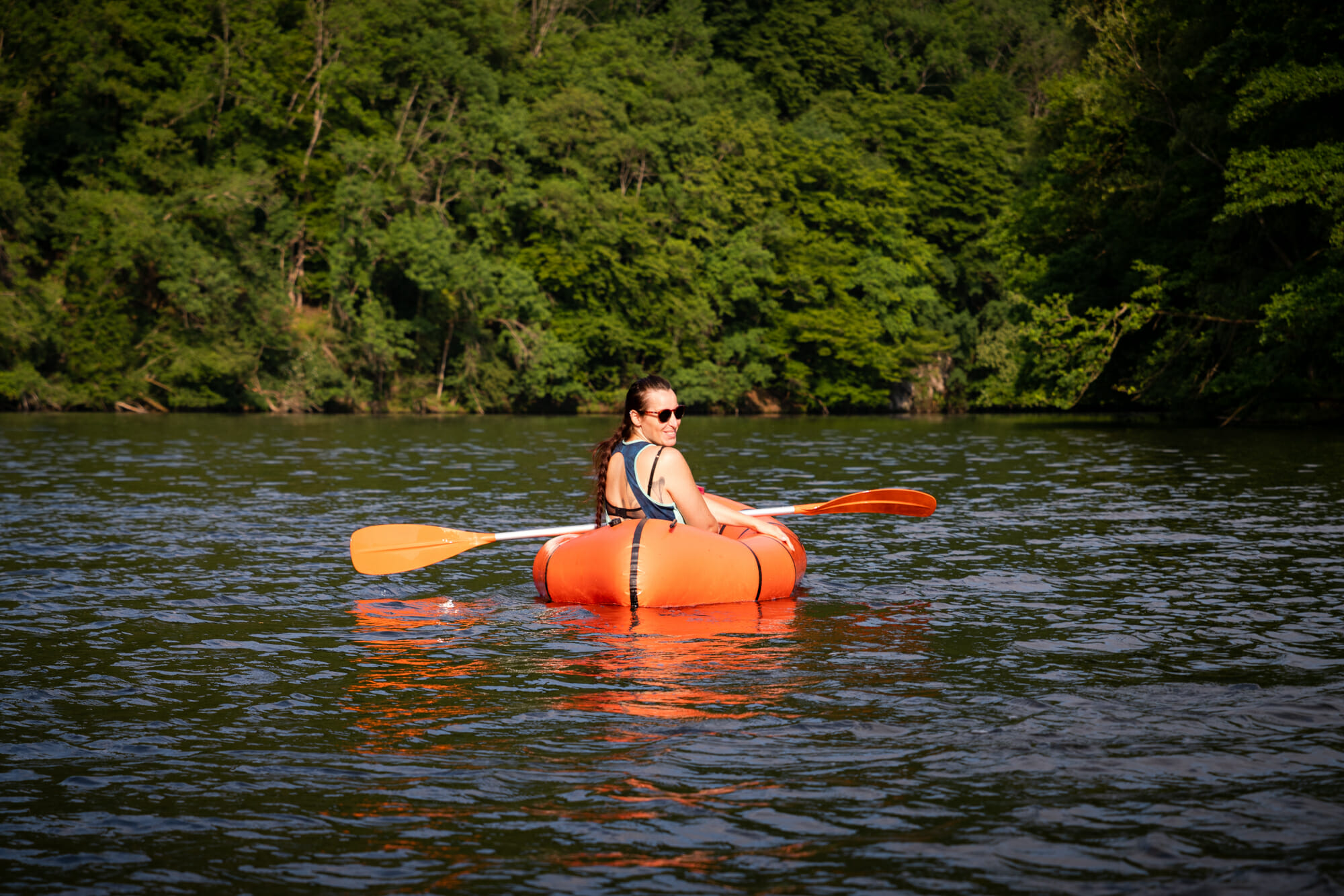 Packraft lac de Nisramont