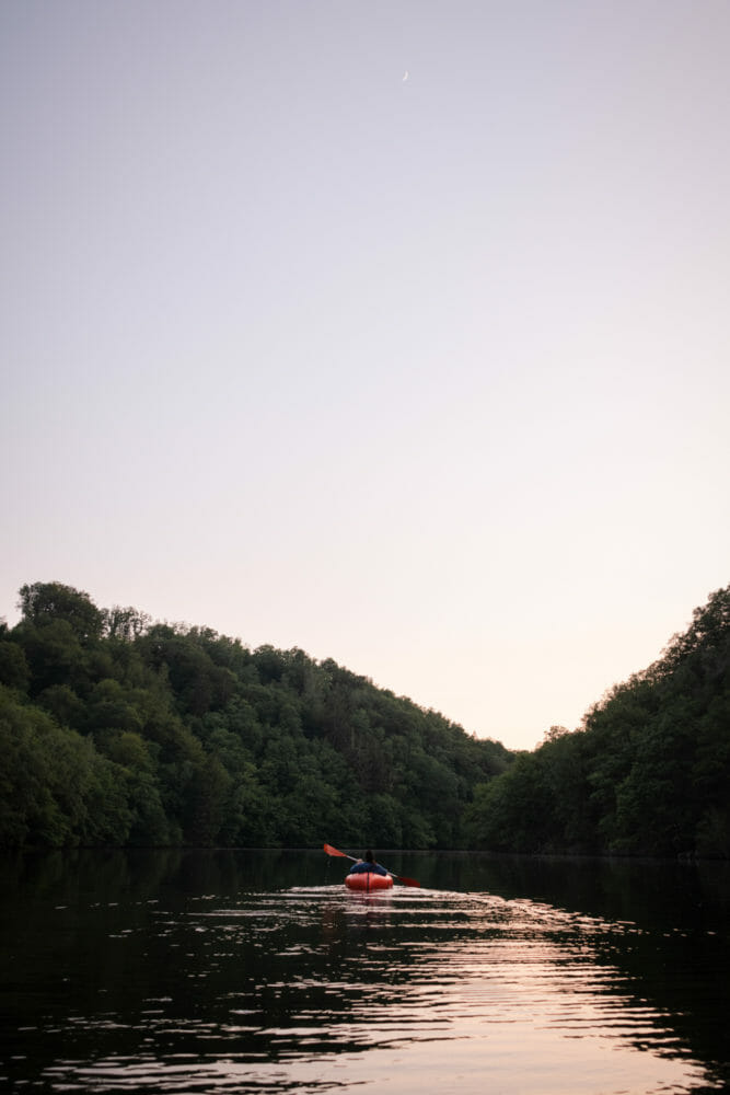 Packraft sur le Lac de Nisramont