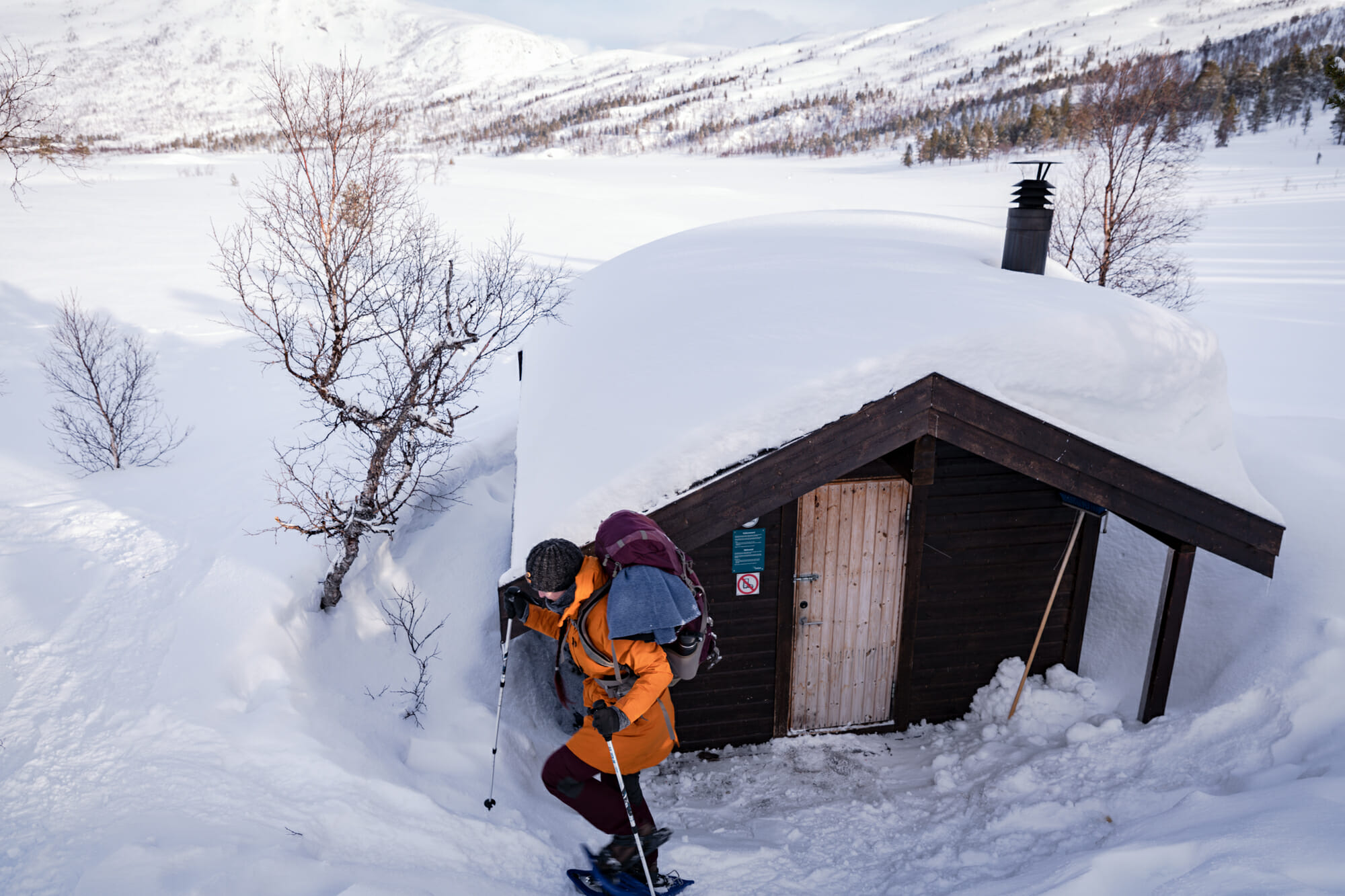 Cabane sur l'île de Senja