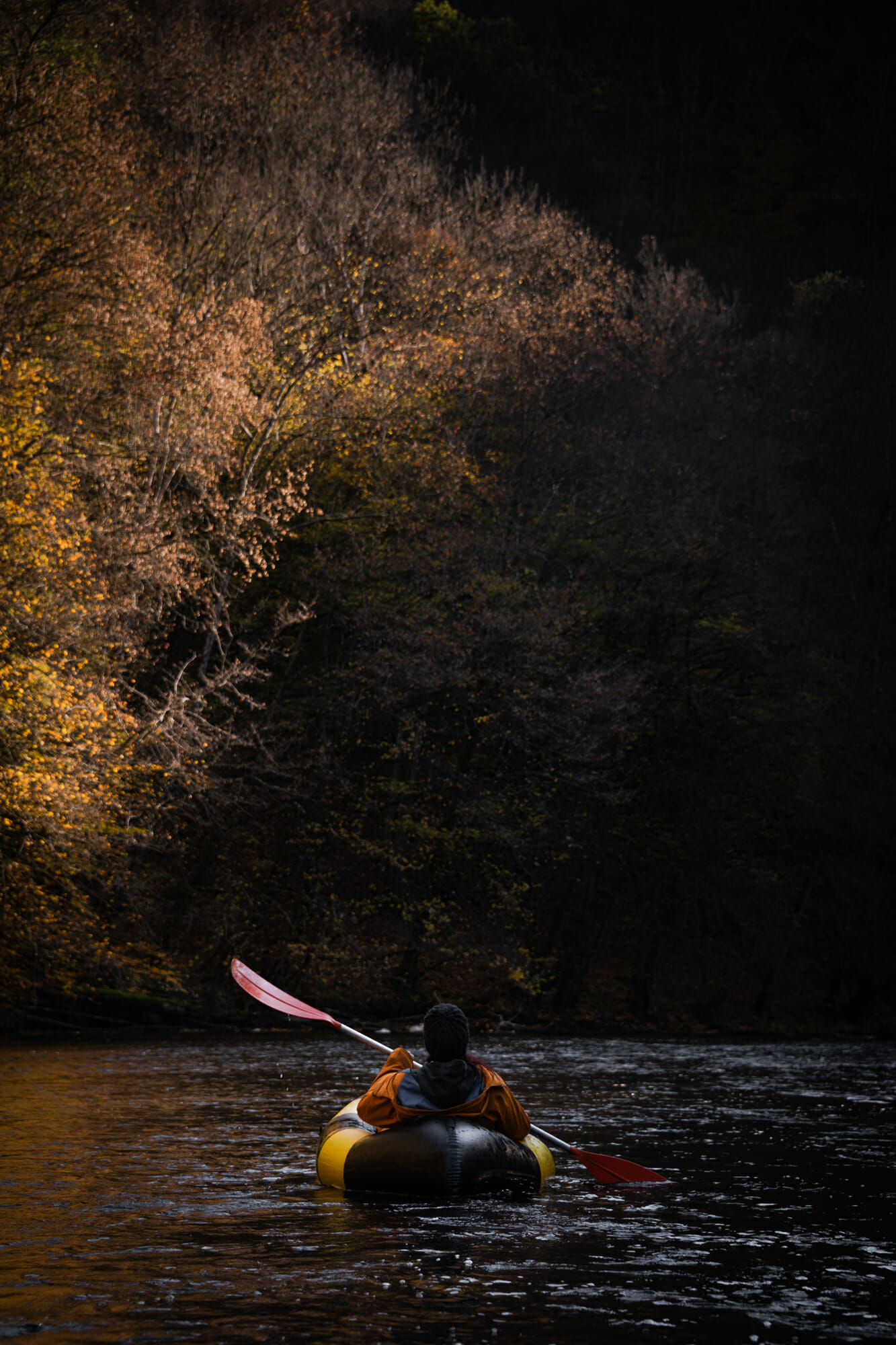 Packraft sur l'Ourthe