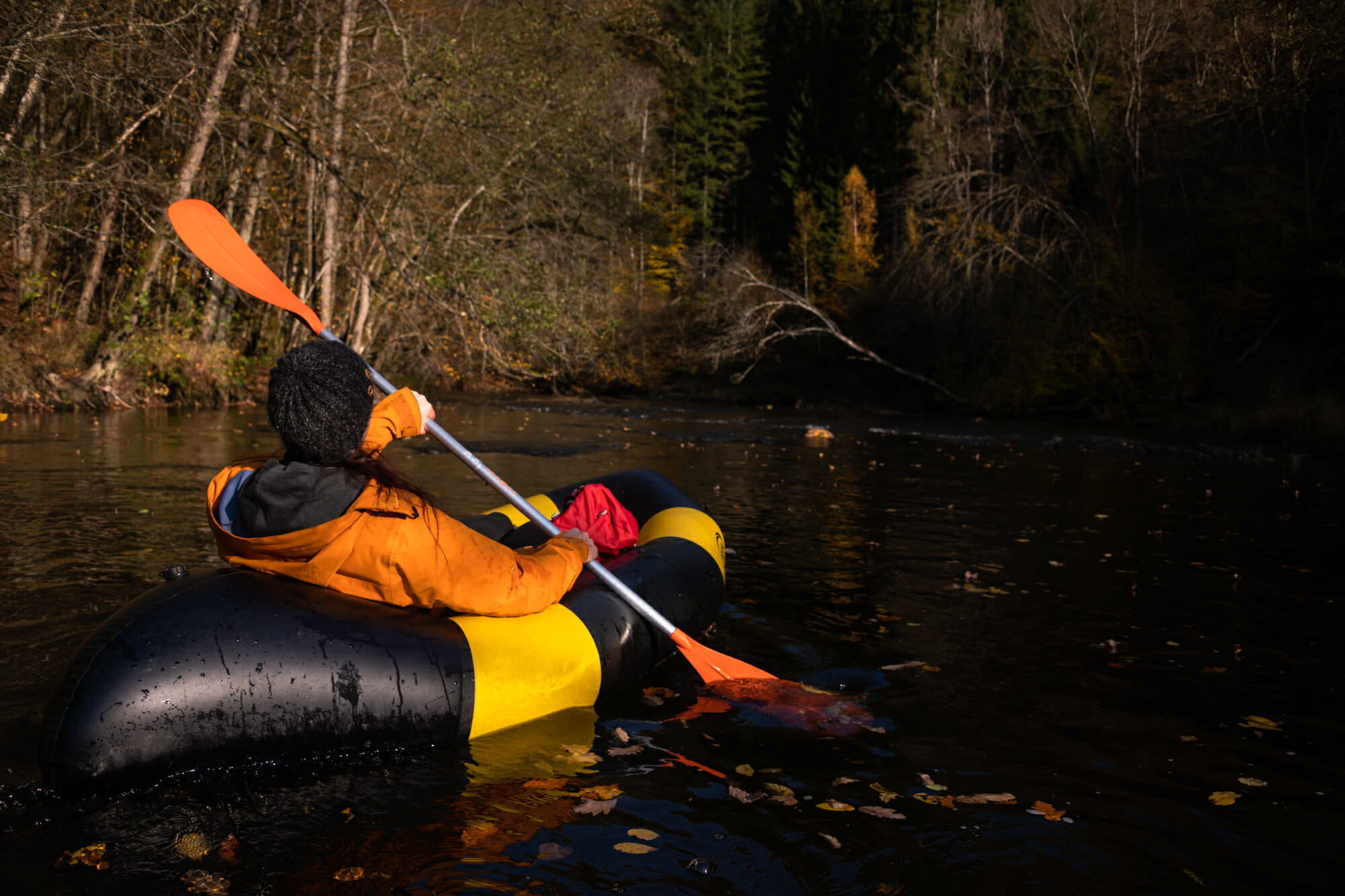 Packraft sur l'Ourthe