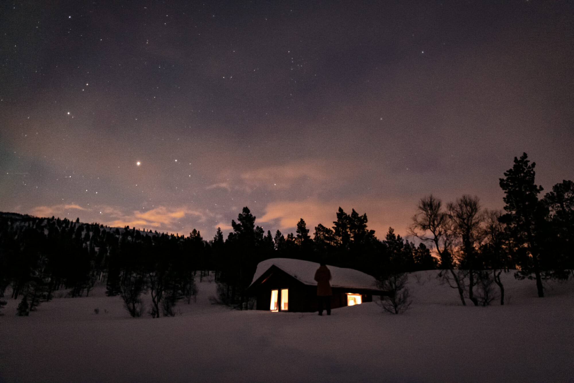 Cabane sur l'île de Senja