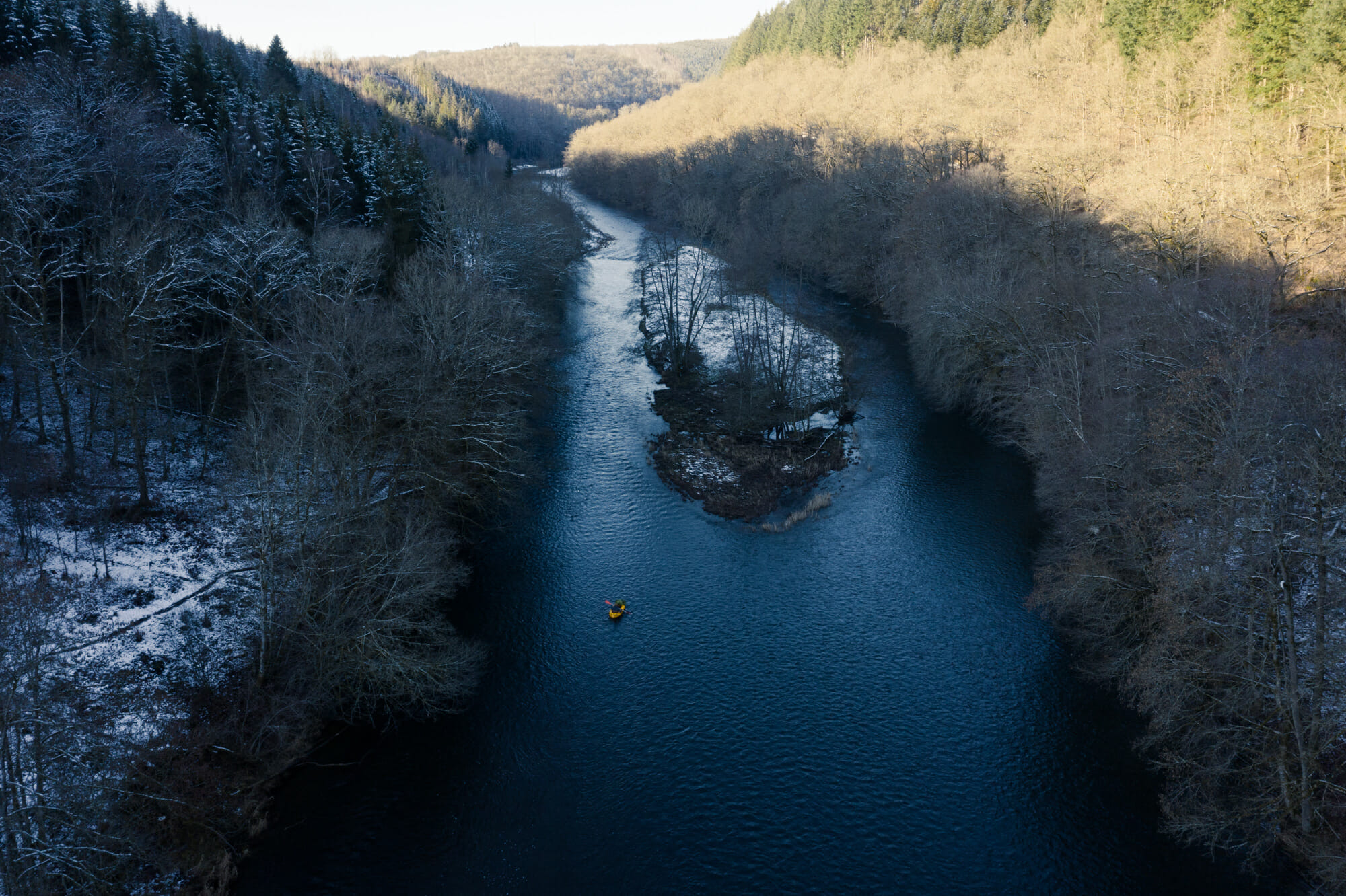 Packraft sur l'Ourthe