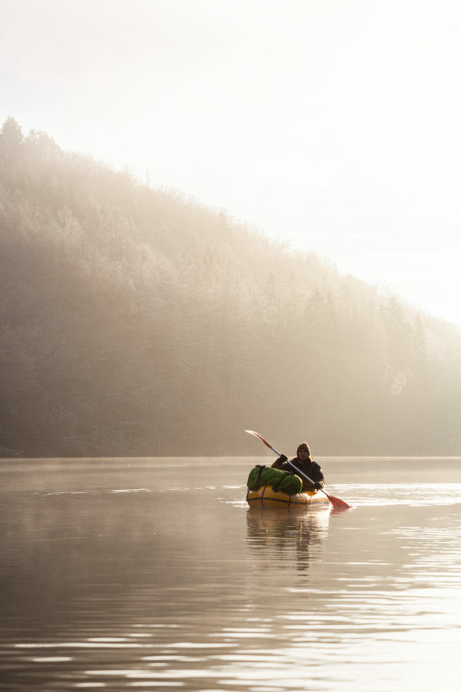 Packraft sur l'Ourthe