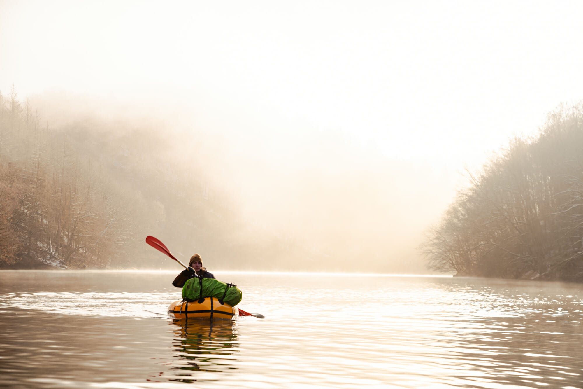 Packradft sur l'Ourthe