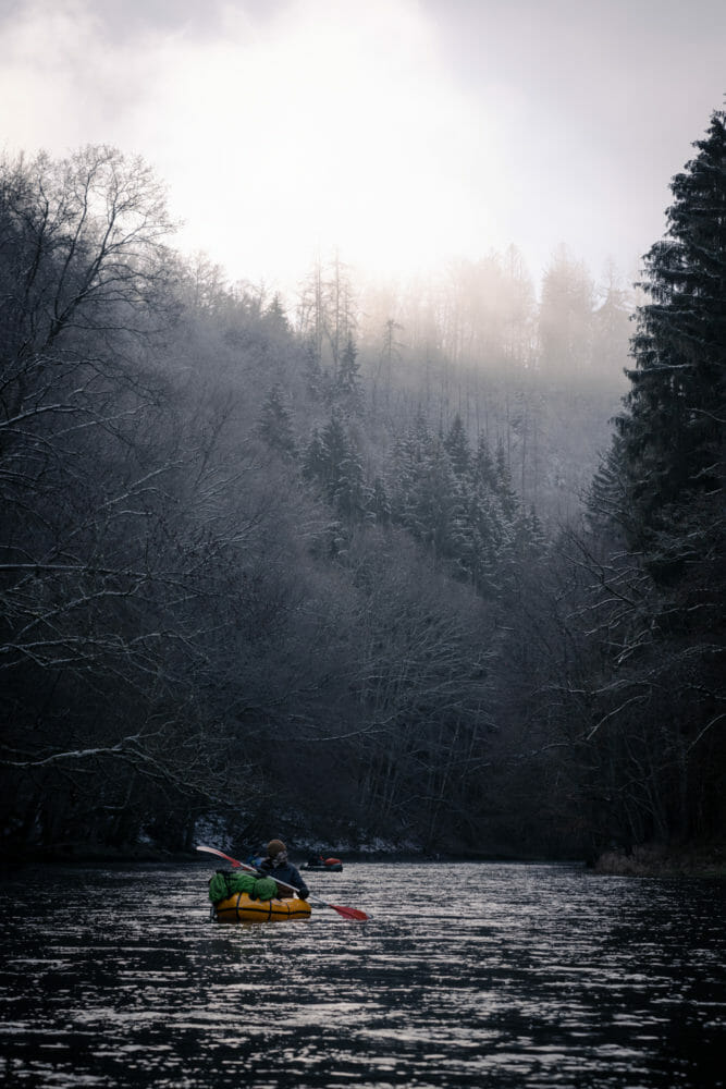 Packraft sur l'Ourthe