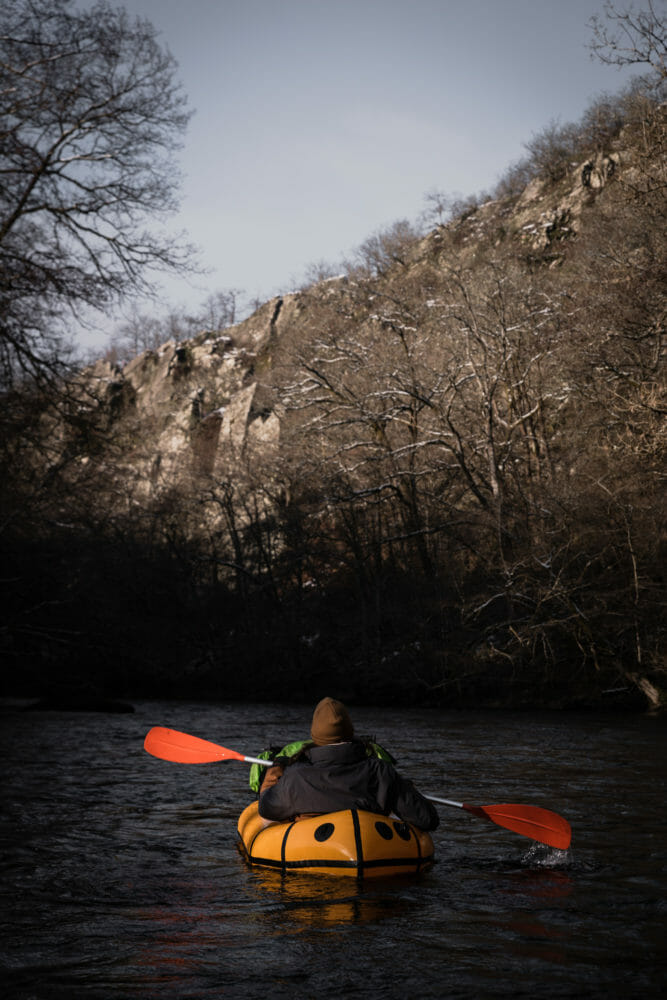 Packraft sur l'Ourthe