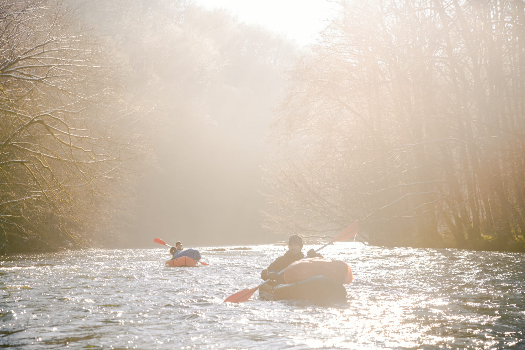 Packraft sur l'Ourthe