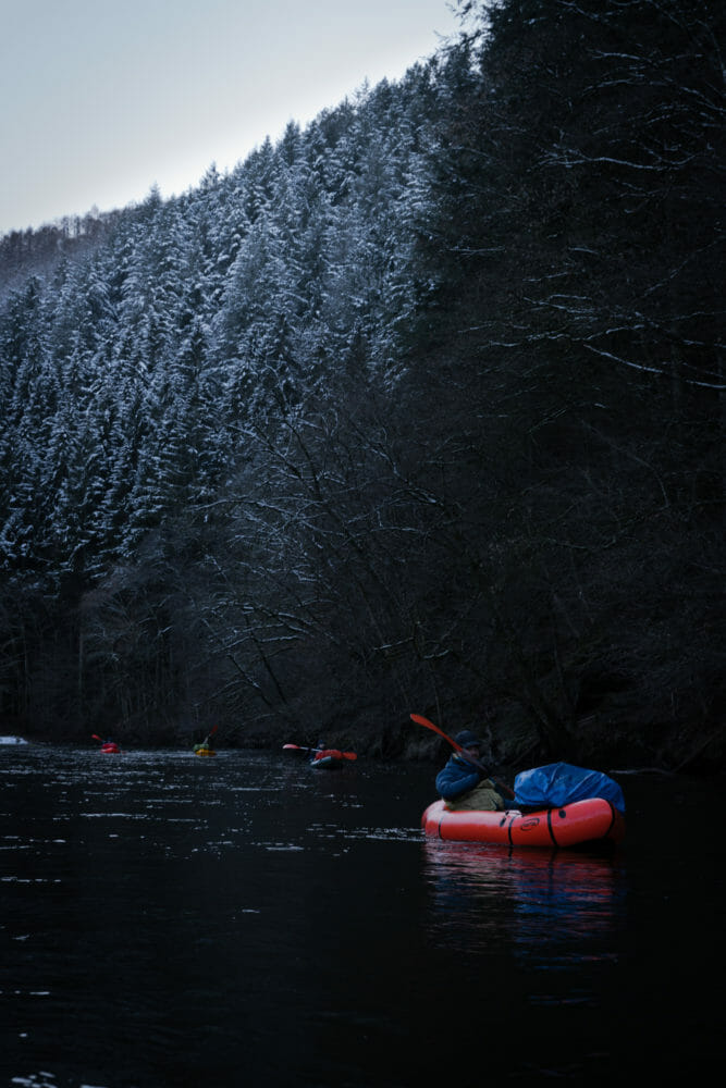 Packraft sur l'Ourthe