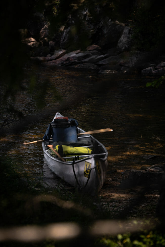 Canoë durant le Canoë Trip en Suède