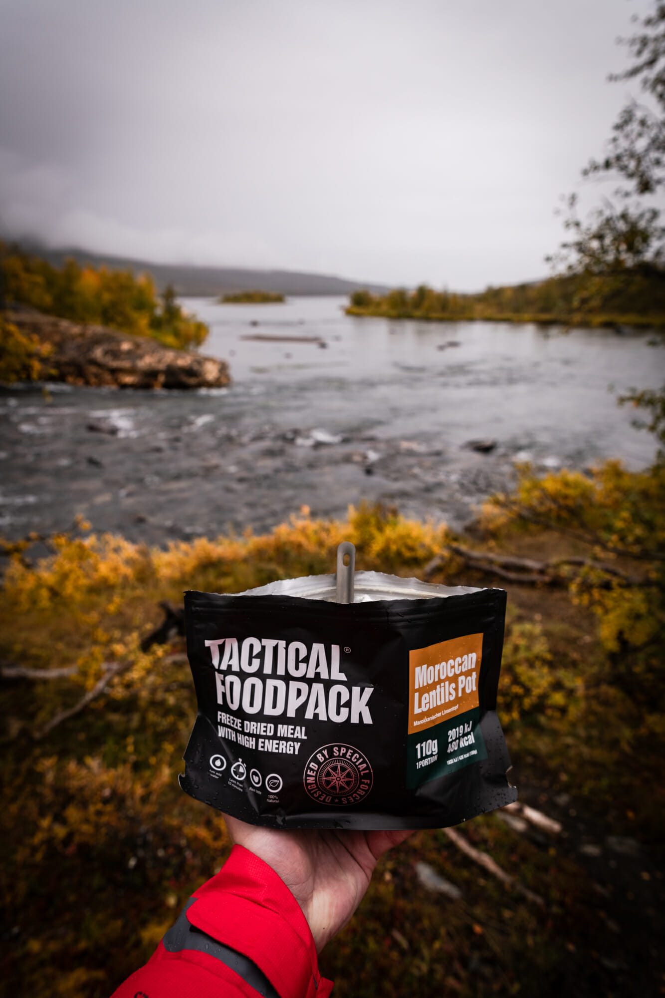 Repas Lyophilisé sur le Kungsleden en Laponie suédoise