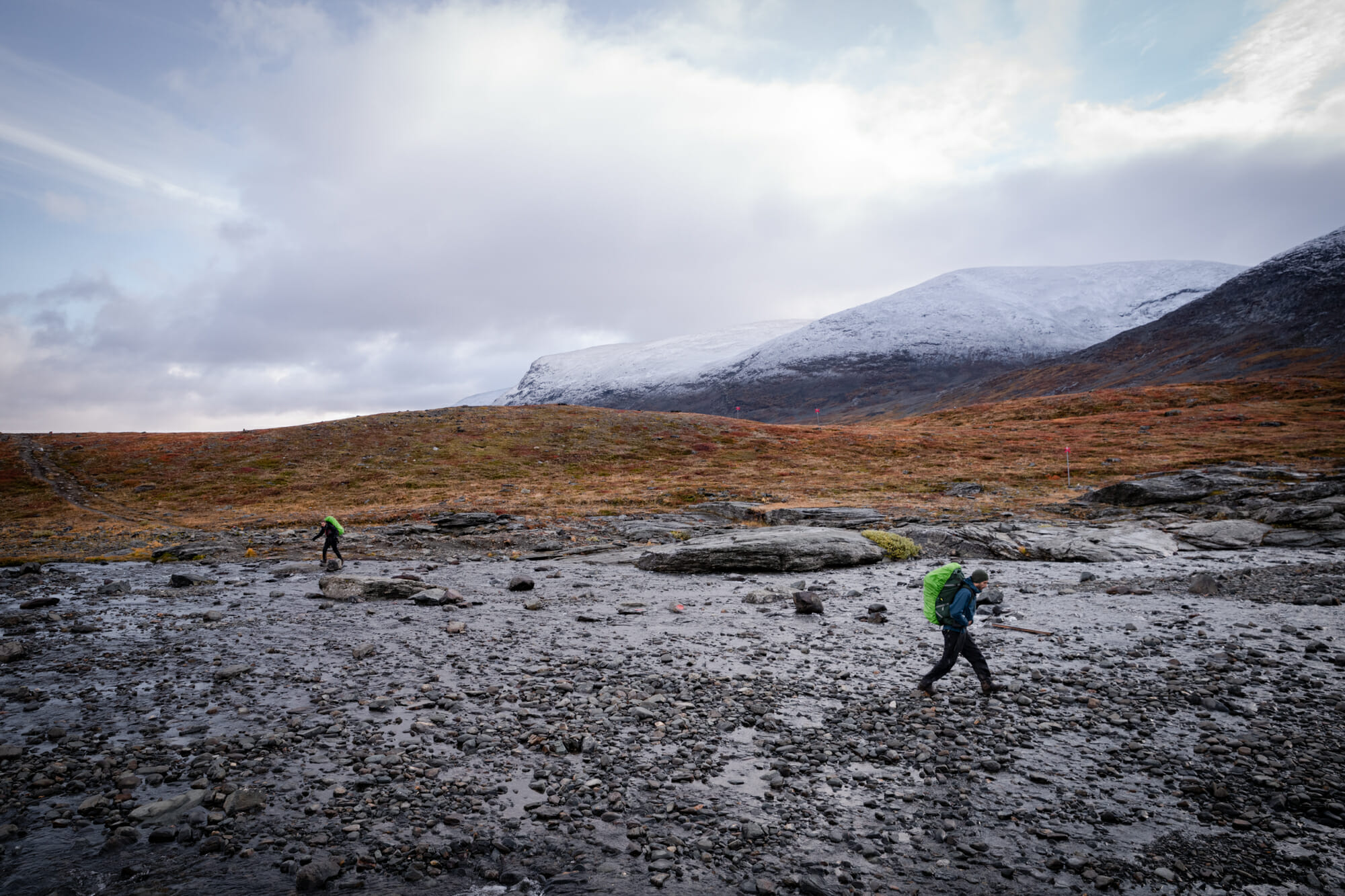 Randonneurs sur le Kungsleden