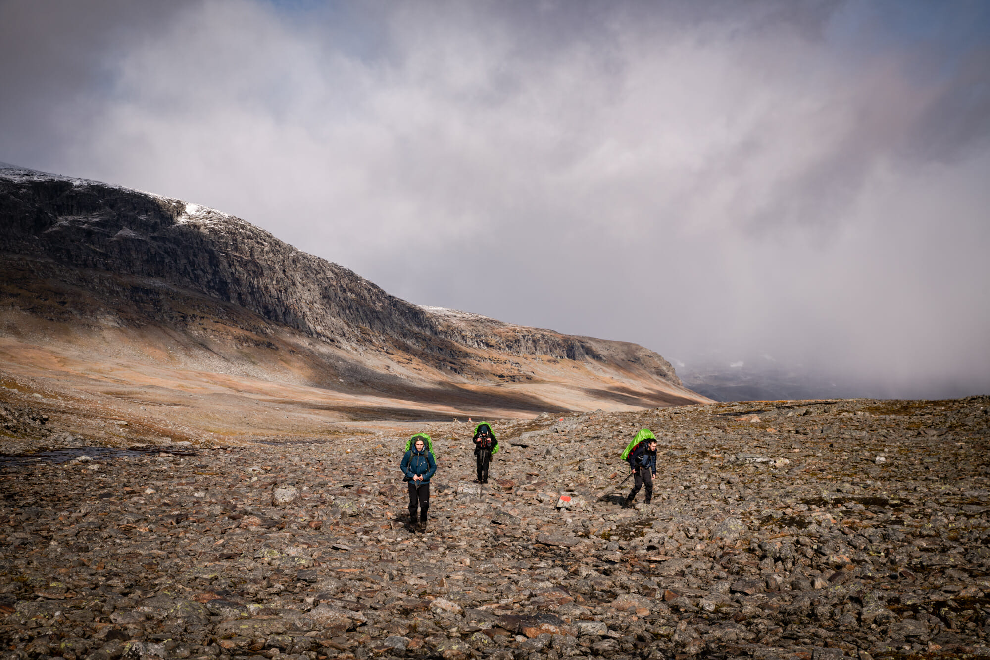 Randonneurs sur le Kungsleden