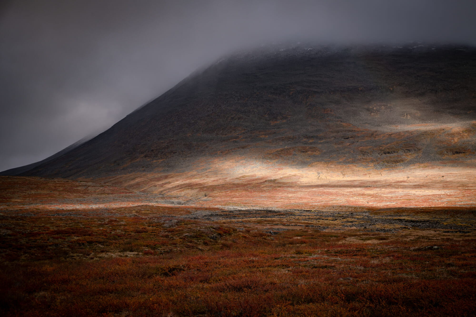 Fin de journée sur le Kungsleden