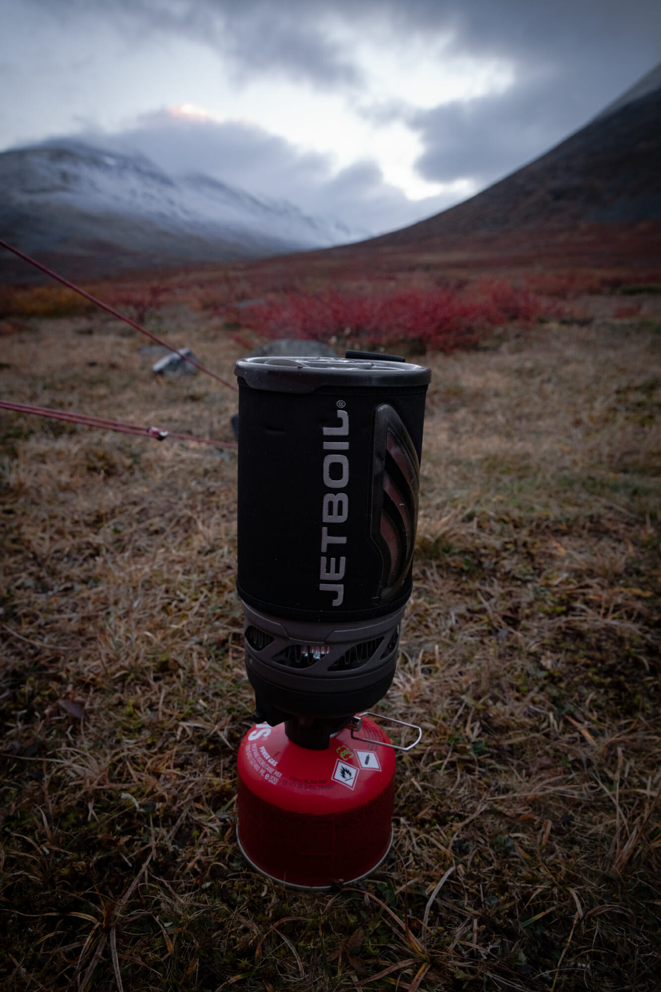 Jetboil sur le Kungsleden